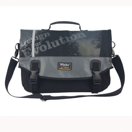 Wholesale Folding Top Waterproof Waist bag with Inner Layer Waterproof - Urban Waterproof Flap Messenger Laptop Bag with hidden pockets